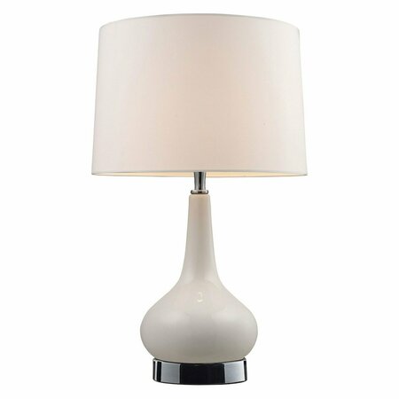 ELK HOME One Light White & Chrome Table Lamp 3925/1